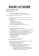Personal Injury and Clinical Negligence Notes